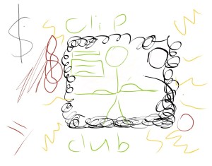 Graphics at Clip Club 